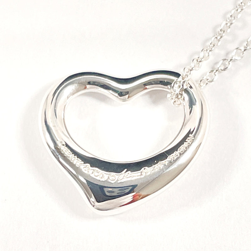 TIFFANY&Co. Necklace Open heart Elsa Peretti Silver925 Silver Women Used