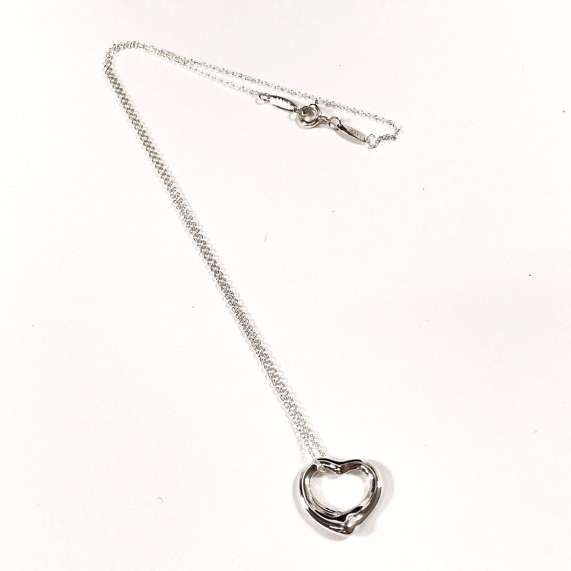 TIFFANY&Co. Necklace Open heart Elsa Peretti Silver925 Silver Women Used