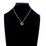 TIFFANY&Co. Necklace Open heart Elsa Peretti Silver925 Silver Women Second hand