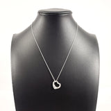 TIFFANY&Co. Necklace Open heart Elsa Peretti Silver925 Silver Women Used