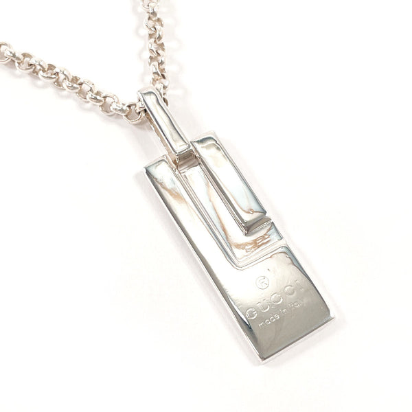 GUCCI Necklace plate Silver925 Silver unisex Second hand
