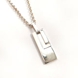 GUCCI Necklace plate Silver925 Silver unisex Second hand