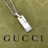 GUCCI Necklace plate Silver925 Silver unisex Second hand