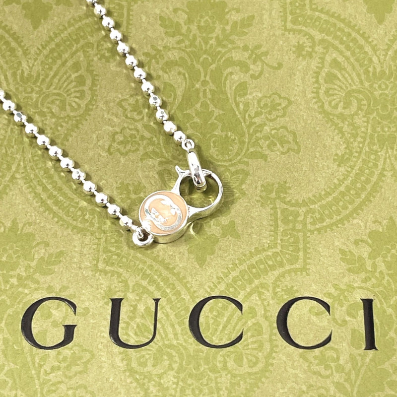 GUCCI Necklace GG logo Silver925 Silver Women Used