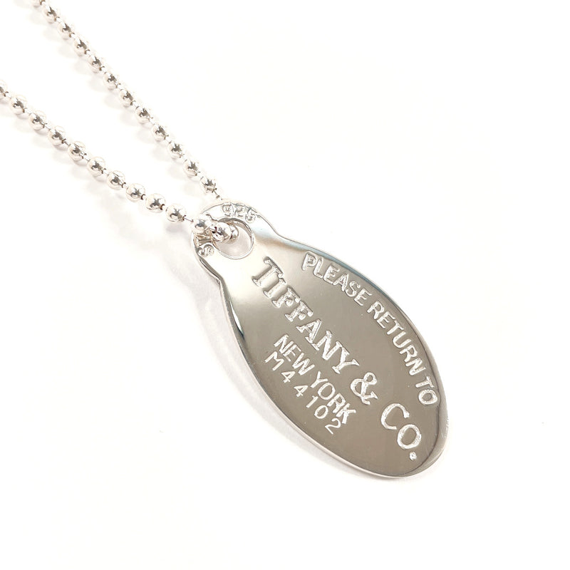 TIFFANY&Co. Necklace Return to Oval tag Silver925 Silver unisex Second hand