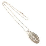 TIFFANY&Co. Necklace Return to Oval tag Silver925 Silver unisex Second hand