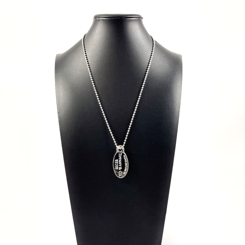 TIFFANY&Co. Necklace Return to Oval tag Silver925 Silver unisex Second hand