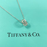 TIFFANY&Co. Necklace Atlas Open Pendant Silver925 Silver Women Used