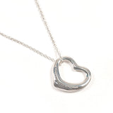 TIFFANY&Co. Necklace Open heart Elsa Peretti Silver925 Silver Women Second hand