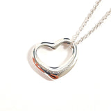 TIFFANY&Co. Necklace Open heart Elsa Peretti Silver925 Silver Women Used