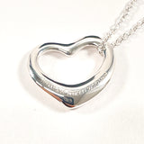 TIFFANY&Co. Necklace Open heart Elsa Peretti Silver925 Silver Women Used