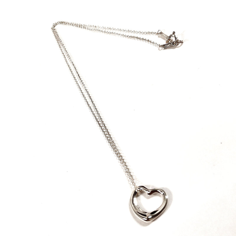 TIFFANY&Co. Necklace Open heart Elsa Peretti Silver925 Silver Women Used