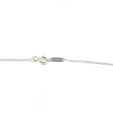 TIFFANY&Co. Necklace Fold heart Silver925 Silver Women Second hand