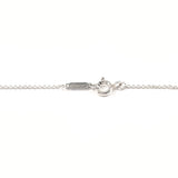 TIFFANY&Co. Necklace Fold heart Silver925 Silver Women Second hand