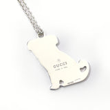 GUCCI Necklace Guccioli Oliver Pug Silver925 Silver Women Used