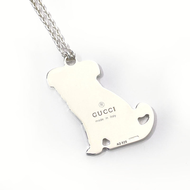 GUCCI Necklace Guccioli Oliver Pug Silver925 Silver Women Used