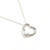TIFFANY&Co. Necklace Open heart Elsa Peretti Silver925 Silver Women Second hand