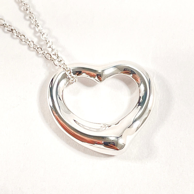 TIFFANY&Co. Necklace Open heart Elsa Peretti Silver925 Silver Women Second hand