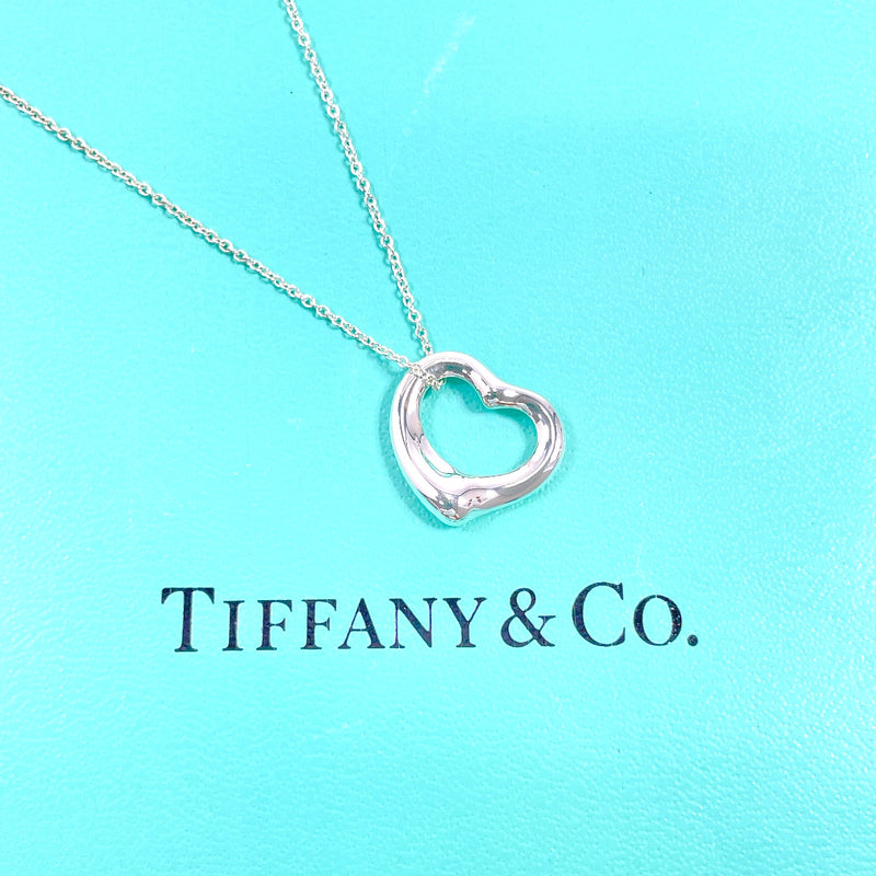 TIFFANY&Co. Necklace Open heart Elsa Peretti Silver925 Silver Women Second hand