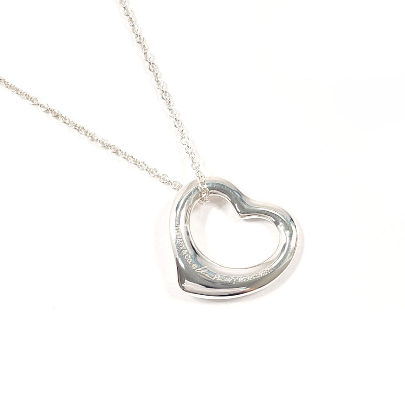 TIFFANY&Co. Necklace Open heart Elsa Peretti Silver925 Silver Women Second hand