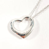 TIFFANY&Co. Necklace Open heart Elsa Peretti Silver925 Silver Women Used