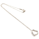 TIFFANY&Co. Necklace Open heart Elsa Peretti Silver925 Silver Women Second hand