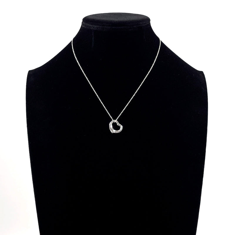 TIFFANY&Co. Necklace Open heart Elsa Peretti Silver925 Silver Women Second hand
