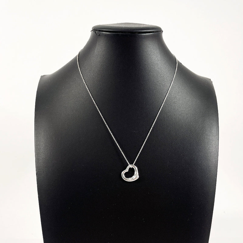 TIFFANY&Co. Necklace Open heart Elsa Peretti Silver925 Silver Women Second hand