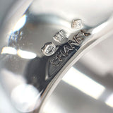 CHANEL Ring logo Silver925 #13.5(JP Size) Silver Women Used