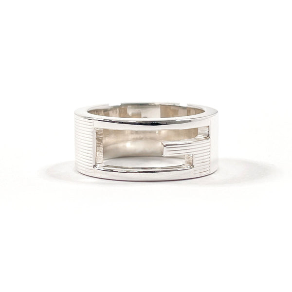 GUCCI Ring Branded Cutout G Silver925 #US 4 3/4 Silver Women Second hand