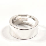 GUCCI Ring Branded Cutout G Silver925 #8.5(JP Size) Silver Women Used