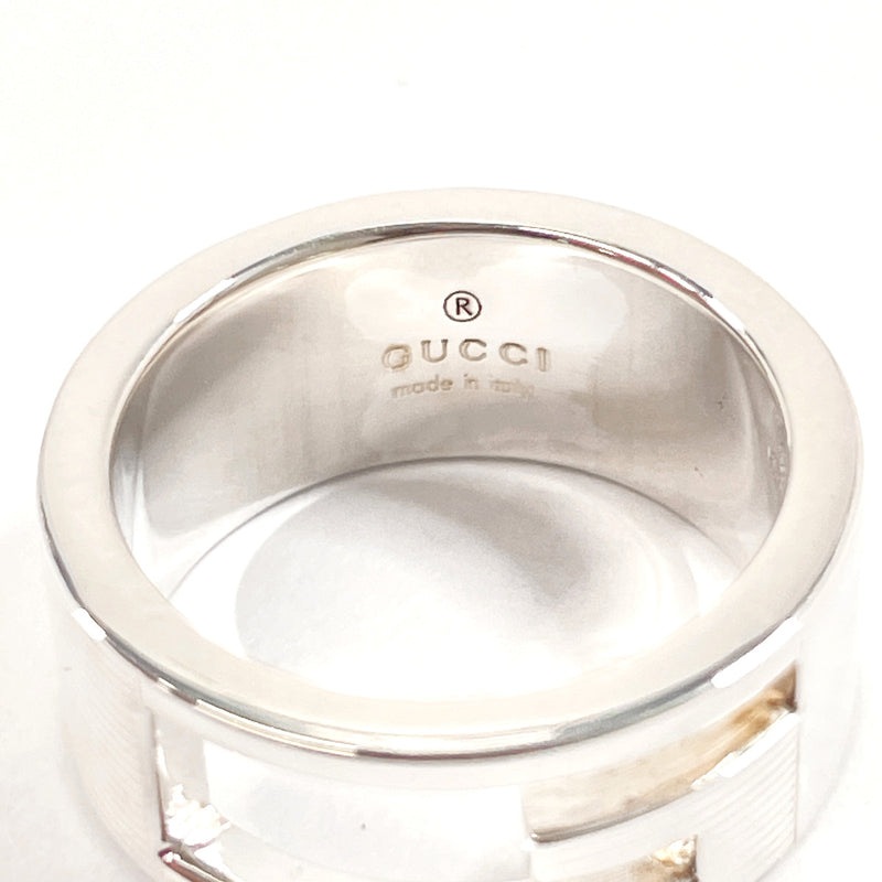 GUCCI Ring Branded Cutout G Silver925 #8.5(JP Size) Silver Women Used