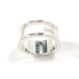 GUCCI Ring Branded Cutout G Silver925 #US 4 3/4 Silver Women Second hand