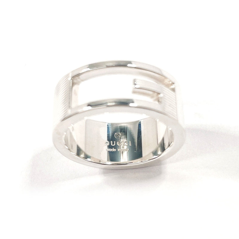 GUCCI Ring Branded Cutout G Silver925 #US 4 3/4 Silver Women Second hand