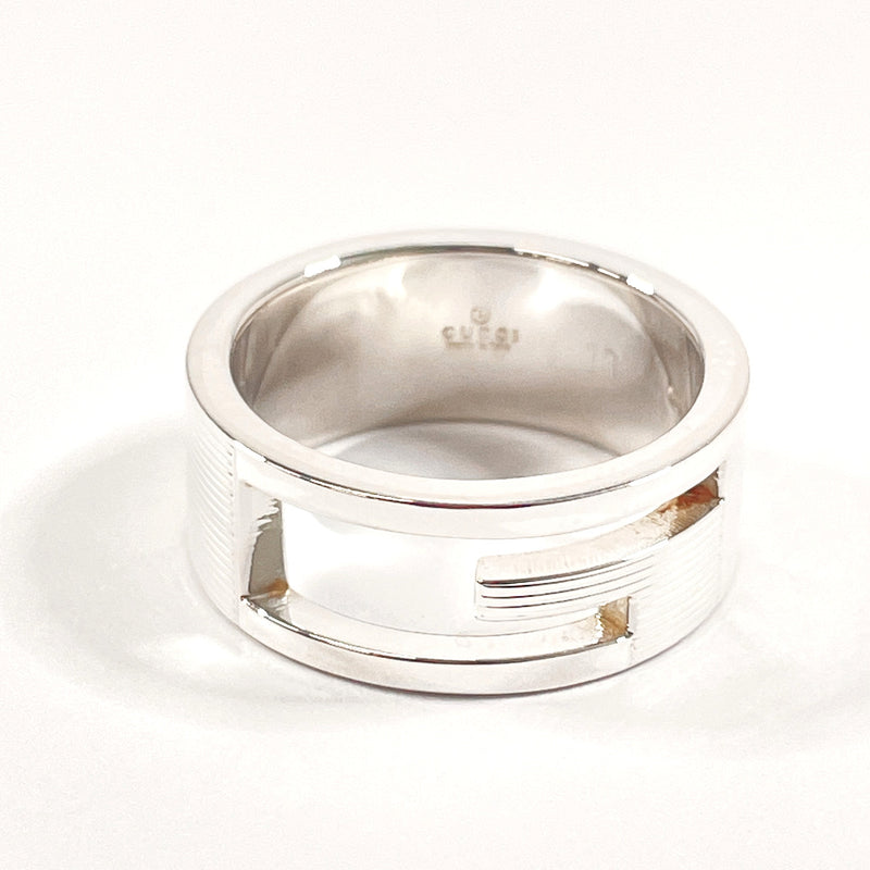 GUCCI Ring Branded Cutout G Silver925 #US 6 Silver Women Second hand