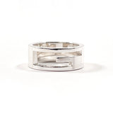 GUCCI Ring Branded Cutout G Silver925 #US 6 Silver unisex Second hand