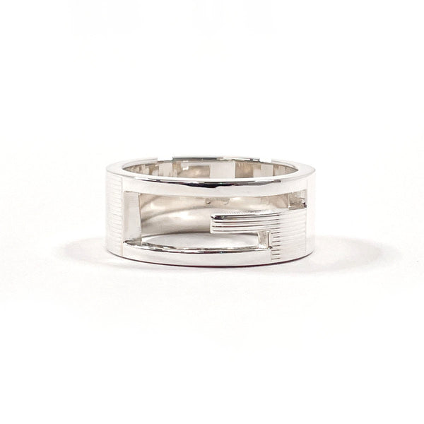 GUCCI Ring Branded Cutout G Silver925 #US 6 Silver unisex Second hand
