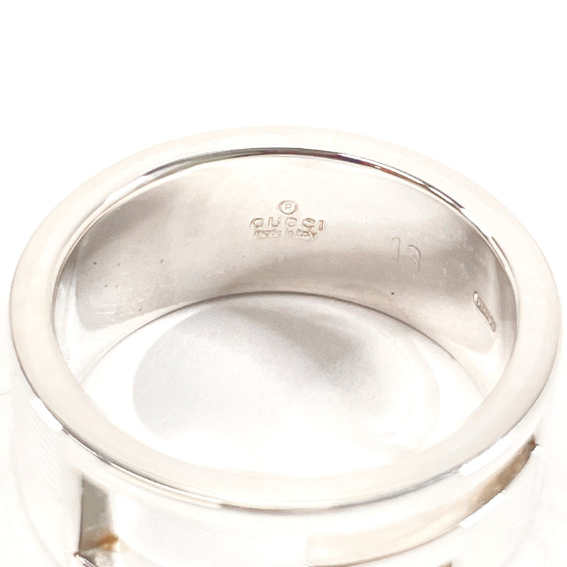 GUCCI Ring Branded Cutout G Silver925 #US 6 Silver Women Second hand