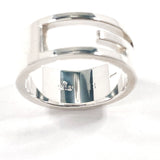 GUCCI Ring Branded Cutout G Silver925 #US 6 Silver unisex Second hand