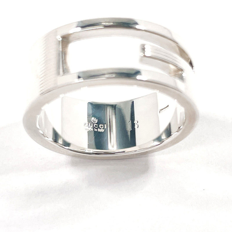 GUCCI Ring Branded Cutout G Silver925 #US 6 Silver unisex Second hand
