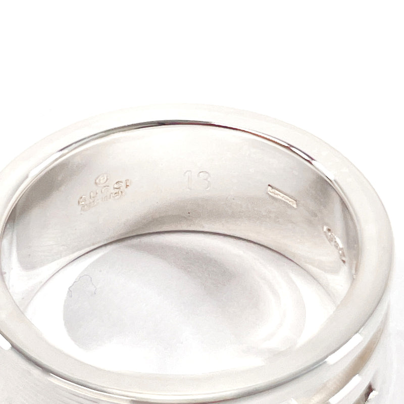 GUCCI Ring Branded Cutout G Silver925 #US 6 Silver Women Second hand