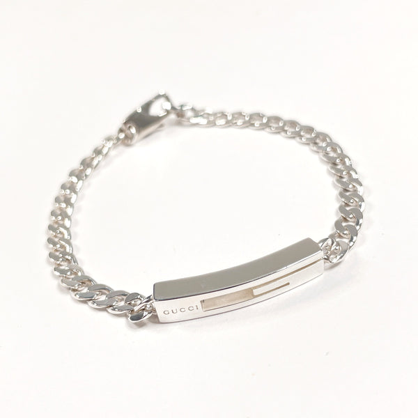 GUCCI bracelet Cutout G Silver925 Silver Women Second hand