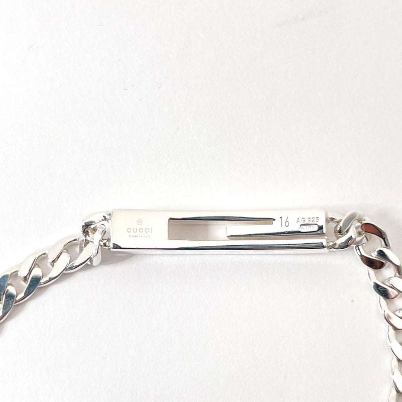 GUCCI bracelet Cutout G Silver925 Silver Women Used