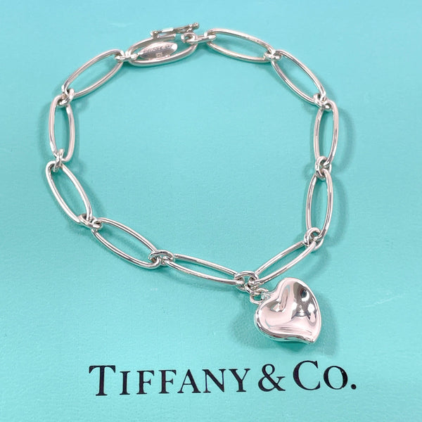 TIFFANY&Co. bracelet Curved heart Elsa Peretti Silver925 Silver Women Used