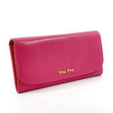 MIU MIU purse leather pink Women Used