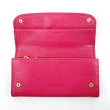 MIU MIU purse leather pink Women Used