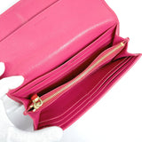 MIU MIU purse leather pink Women Used