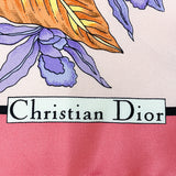 Christian Dior scarf silk pink Women Used