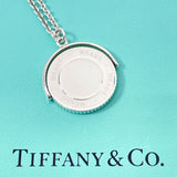 TIFFANY&Co. Necklace HEADS TAILS Coin motif Silver925 Silver unisex Used