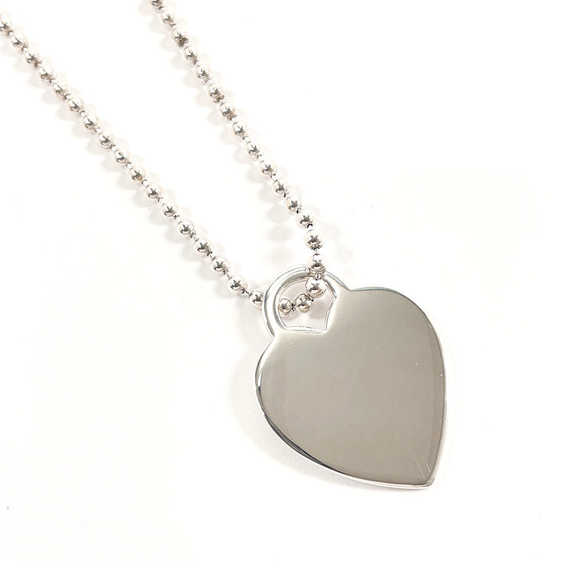 TIFFANY&Co. Necklace Heart tag Return to Silver925 Silver Women Used